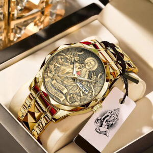 God Is Good Alloy Luxury Quartz Watch - TANTN 15183