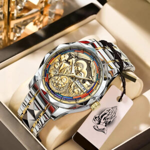 God Is Good Alloy Luxury Quartz Watch - TANTN 15188
