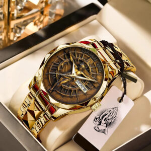 God Is Good Alloy Luxury Quartz Watch - TANTN15385