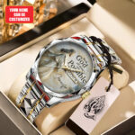 Personalized God Is Good Alloy Luxury Quartz Watch - TANTN15400