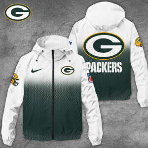 Green Bay Packers 3D Windbreaker Jacket - TANTN 9004