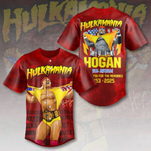 Hulk Hogan Baseball Jersey - HOATT 12054