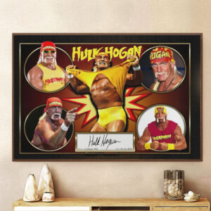 Hulk Hogan Rectangle Canvas With Inner Frame - HOATT 12313