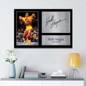 Hulk Hogan Rectangle Canvas With Inner Frame - MAITM 12434
