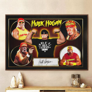 Hulk Hogan Rectangle Canvas With Inner Frame - HOATT 12042