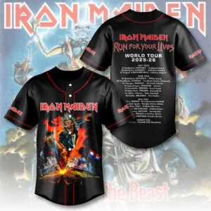 Iron Maiden Baseball Jersey - TMTHU 026