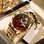 Iron Maiden Alloy Luxury Quartz Watch - TANTN 13719