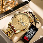 Iron Maiden Alloy Luxury Quartz Watch – TANTN 14334