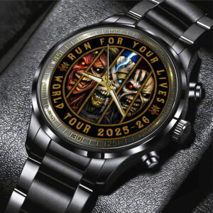Iron Maiden Black Stainless Steel Watch - GNE NEW286