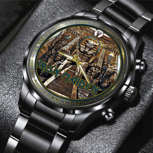 Iron Maiden Black Stainless Steel Watch - MAITM 11017