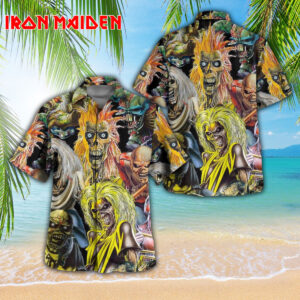 Iron Maiden 3D Hawaiian Apparel - TANTN 11803