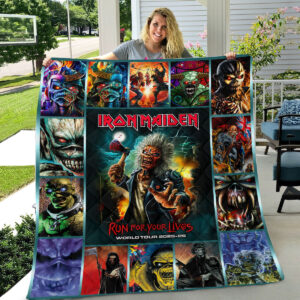 Iron Maiden Quilt Blanket - HOATT 9486