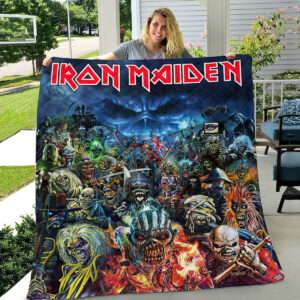 Iron Maiden Quilt Blanket - MAITM 10839