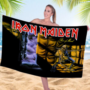 Iron Maiden Rectangle Beach Towel - MAITM 12085