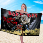 Iron Maiden Rectangle Beach Towel - MAITM 12111
