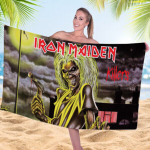 Iron Maiden Rectangle Beach Towel - MAITM 12217