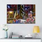 Iron Maiden Rectangle Canvas With Inner Frame - MAITM 10296