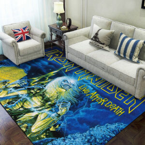 Iron Maiden Rectangular Rug - HOATT 11306