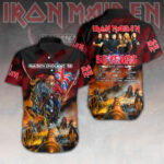 Iron Maiden Band Short Sleeve Button-Down Shirt – HOATT 10828.1