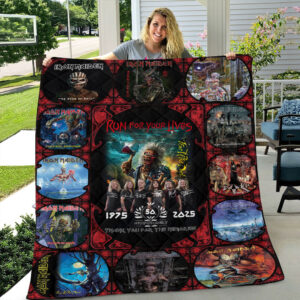 Iron Maiden Quilt Blanket - HOATT 10005