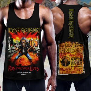 Iron Maiden Y-Back Muscle Tank Top - HOATT 11843