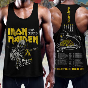 Iron Maiden Y-Back Muscle Tank Top - HOATT 11512