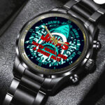 Jaws Black Stainless Steel Watch - GNE NEW325