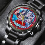 Jaws Black Stainless Steel Watch - GNE NEW489