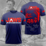 Jaws 50th Anniversary 2025 3D Apparel - TMTHU557