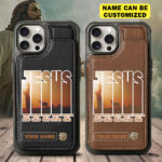 Personalized Christian Leather Wallet Phone Case – TMTHU326