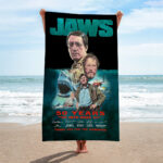 Jaws Rectangle Beach Towel - HOATT 10625