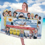 Jaws Rectangle Beach Towel - TANTN 12529