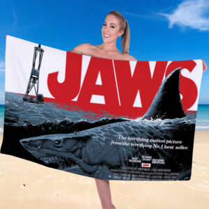 Jaws Rectangle Beach Towel - TANTN 15079