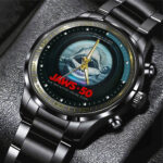 Jaws Black Stainless Steel Watch - GNE NEW431