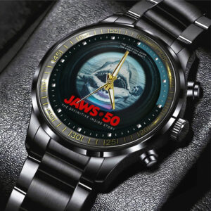 Jaws Black Stainless Steel Watch - GNE NEW431