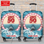 Personalized Jaws Luggage Cover - TANTN 12542