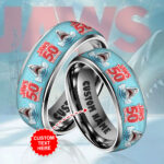 Personalized Jaws Custom Alloy Ring - MAITM 11945