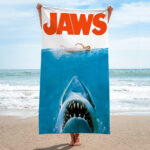 Jaws Rectangle Beach Towel - MAITM 10888