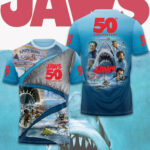 Jaws 50th Anniversary 1975 - 2025 3D Apparel - GNE4232