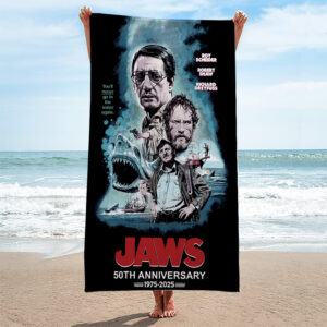 Jaws Rectangle Beach Towel - GNE 3814