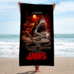 Jaws Rectangle Beach Towel - GNE4202