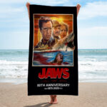 Jaws Rectangle Beach Towel - GNE4203