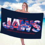 Jaws Rectangle Beach Towel - TANTN 12861