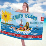 Jaws Rectangle Beach Towel - TANTN 12994