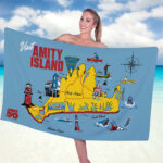 Jaws Rectangle Beach Towel - TANTN 12995