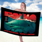 Jaws Rectangle Beach Towel - TANTN 14187