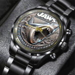 Jaws Black Stainless Steel Watch - TANTN 12373