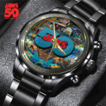 Jaws Black Stainless Steel Watch - TANTN 14189