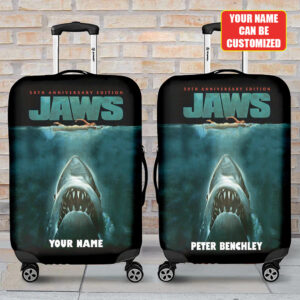 Personalized Jaws Luggage Cover - TANTN 12286