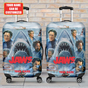Personalized Jaws Luggage Cover - TANTN 12541